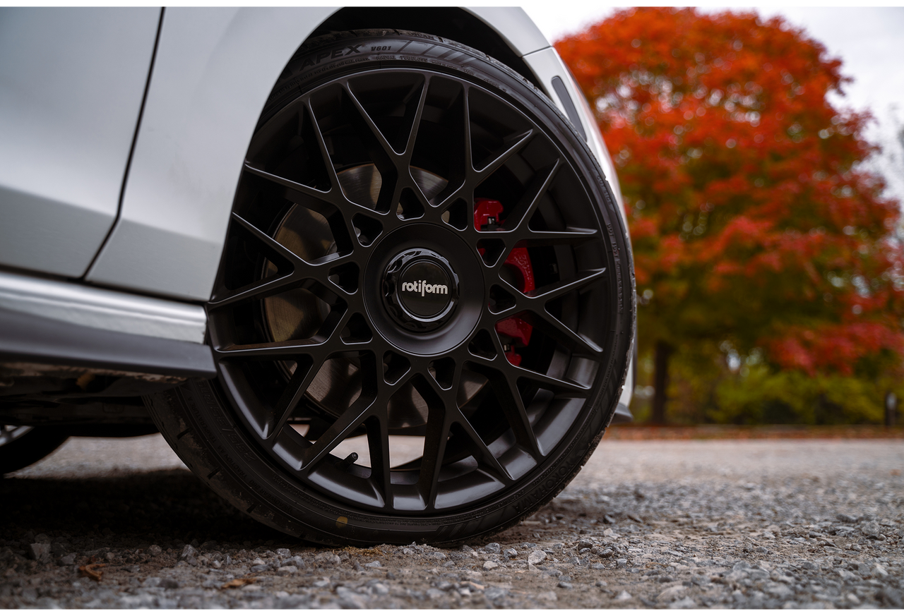 Rotiform 1PC R165 BLQ-C 5X112 19X8.5 +45 MATTE BLACK - Threepieceus